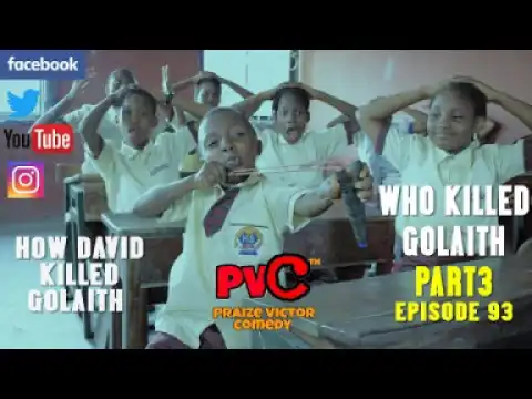 Video (Skit): Praize Victor Comedy – How David Killed Goliath (Throwback)